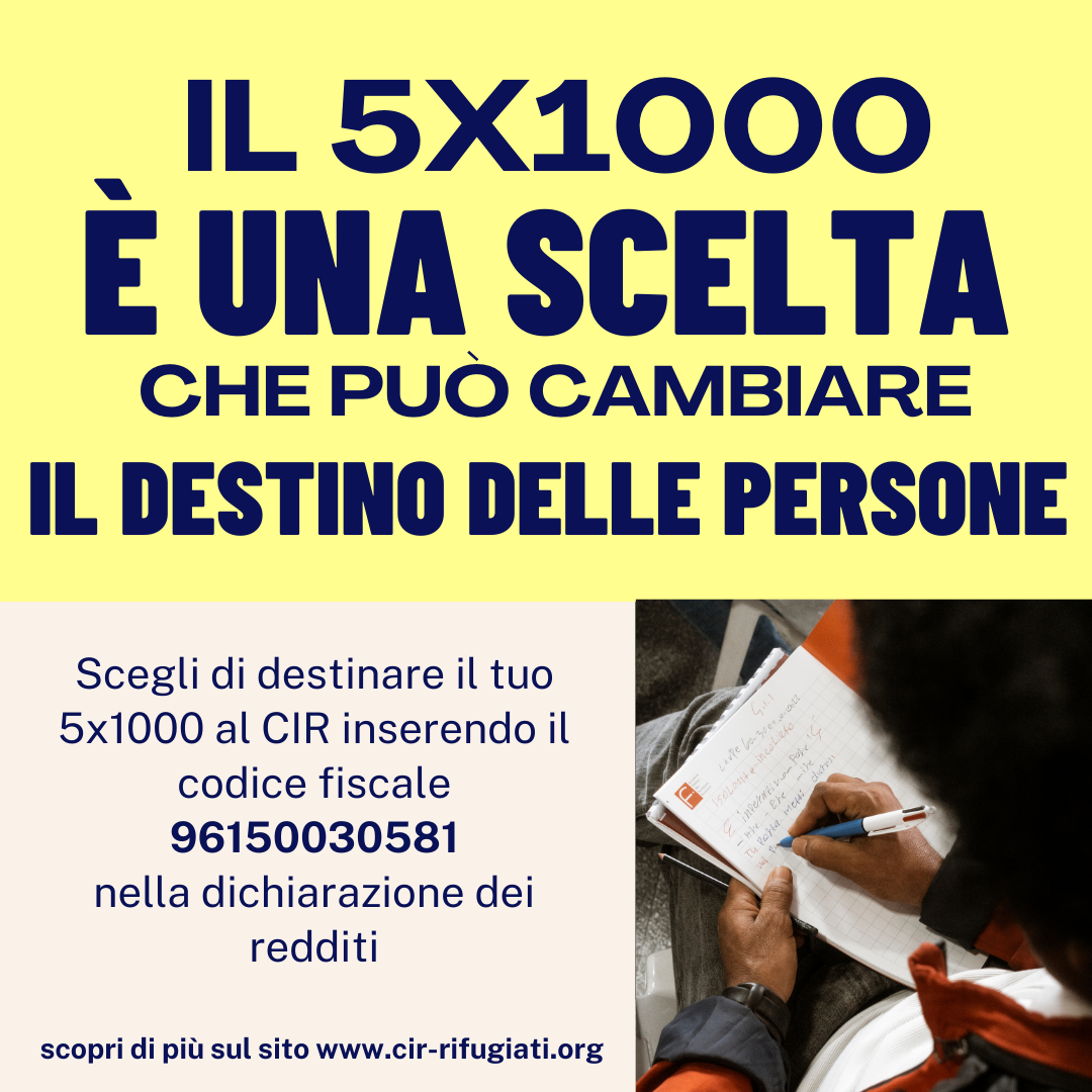 Con il tuo 5x1000 scegli di cambiare il destino delle persone - CIR ...